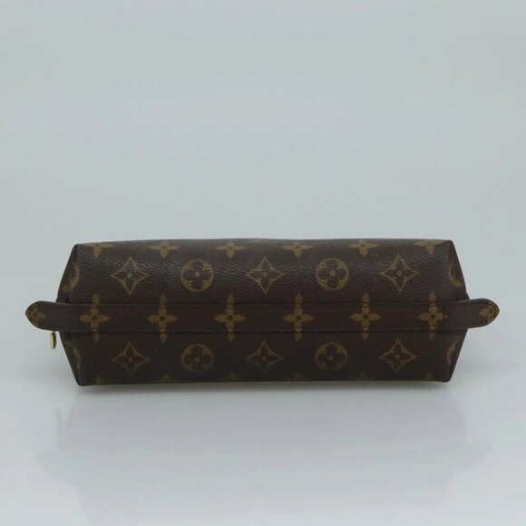 LOUIS VUITTON Monogram Trousse Demi Ronde Cosmetic Pouch M47520 LV Auth 110615 - Picture 7 of 16